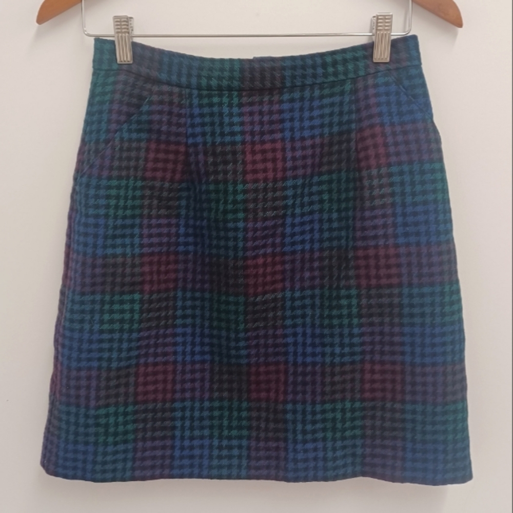 Plaid Vintage Mini Skirt